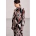 Knitted dress "Mirage" cappuccino 
